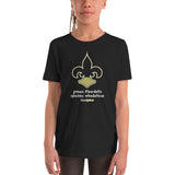 Fleurdelis whodaticus Youth T-Shirt