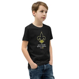 Fleurdelis whodaticus Youth T-Shirt